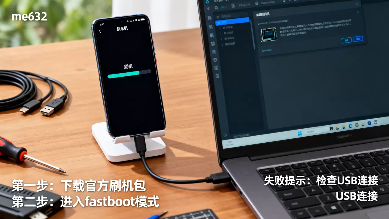 me632刷机教程，me632刷机失败怎么办