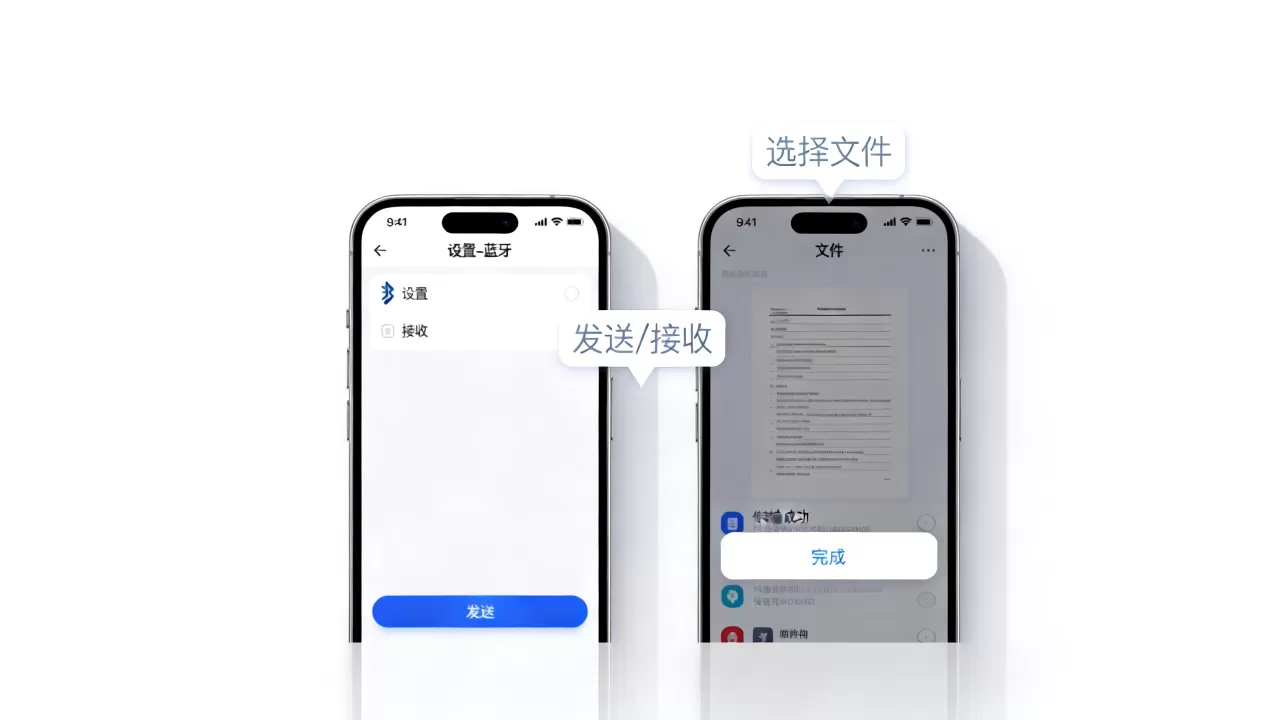 iphone蓝牙怎么传东西，iphone蓝牙传输文件