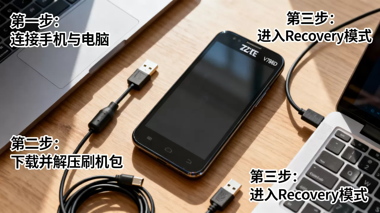 ZTEV788D刷机教程，中兴V788D刷机包下载