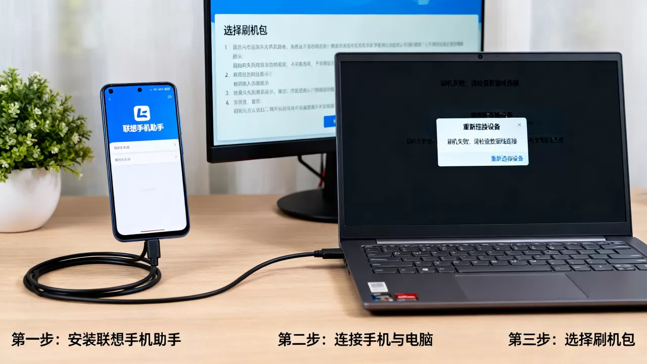 联想手机用电脑刷机教程，联想手机刷机失败怎么办