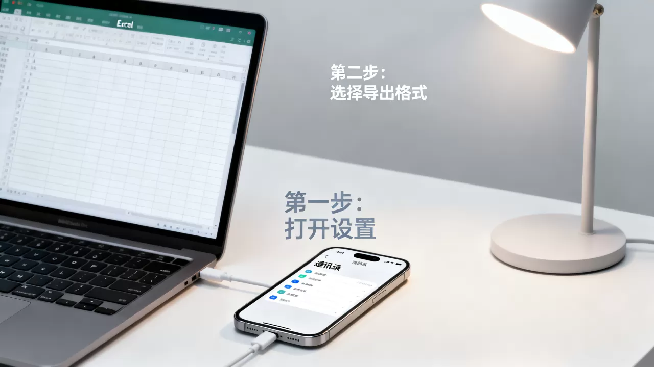 iphone联系人怎么导入excel，iphone联系人导出excel