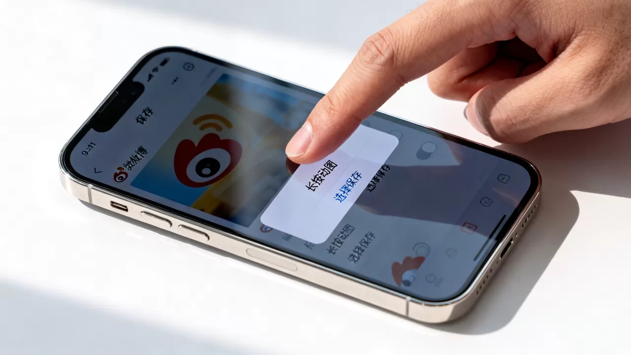 iphone怎么保存微博动图，iphone保存微博动图