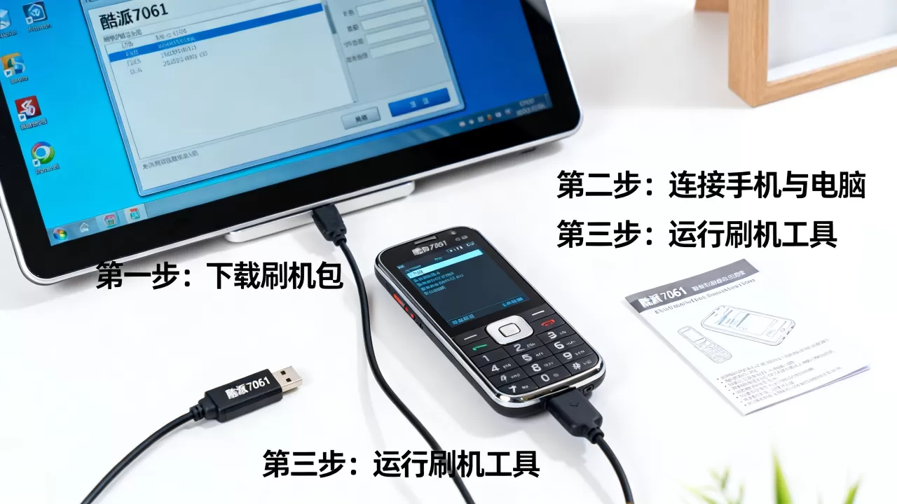酷派7061刷机包怎么刷，酷派7061刷机教程