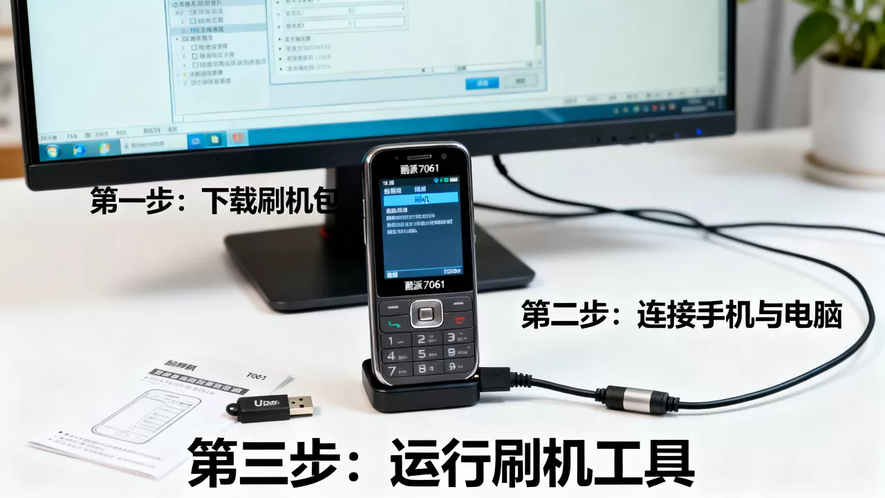 酷派7061刷机包怎么刷，酷派7061刷机教程