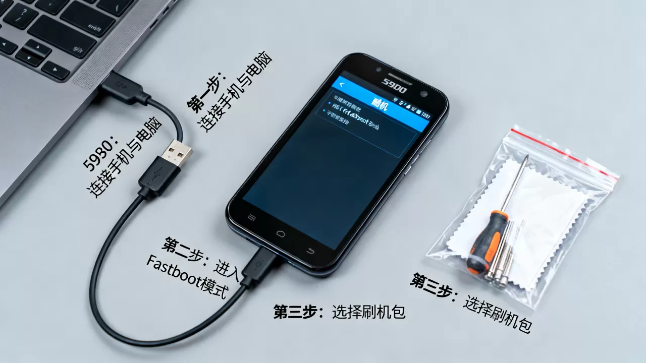 5930酷派刷机教程，5930手机刷机失败怎么办