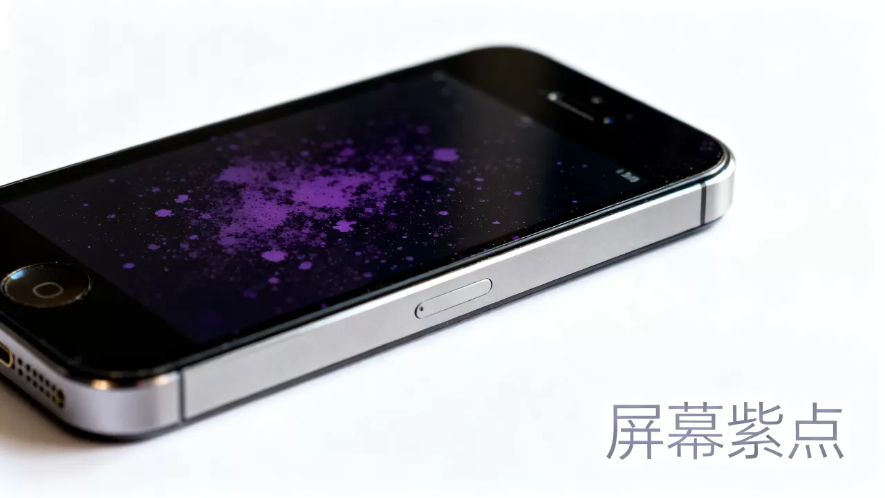 iphone5屏幕出现紫点是怎么回事，iphone5屏幕故障
