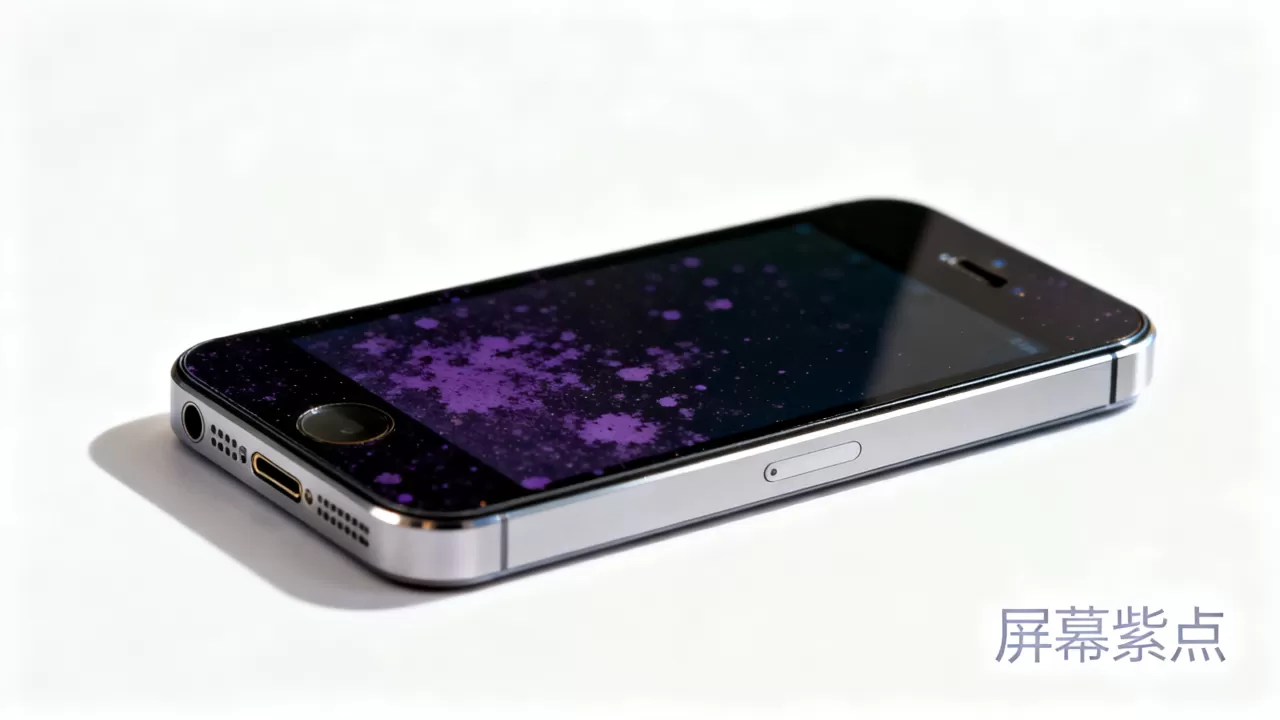 iphone5屏幕出现紫点是怎么回事，iphone5屏幕故障
