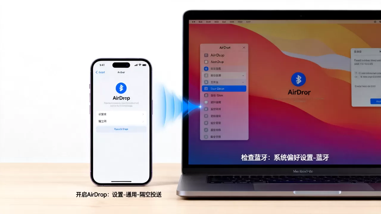 airdrop iphone找不到mac怎么办，airdrop无法连接
