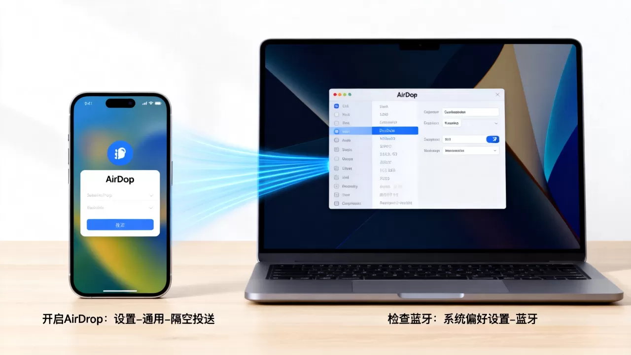 airdrop iphone找不到mac怎么办，airdrop无法连接