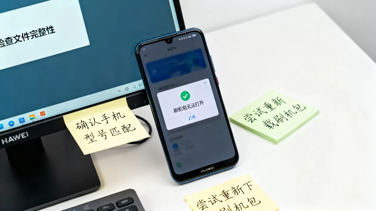 华为手机打不开刷机包怎么办，刷机包打不开