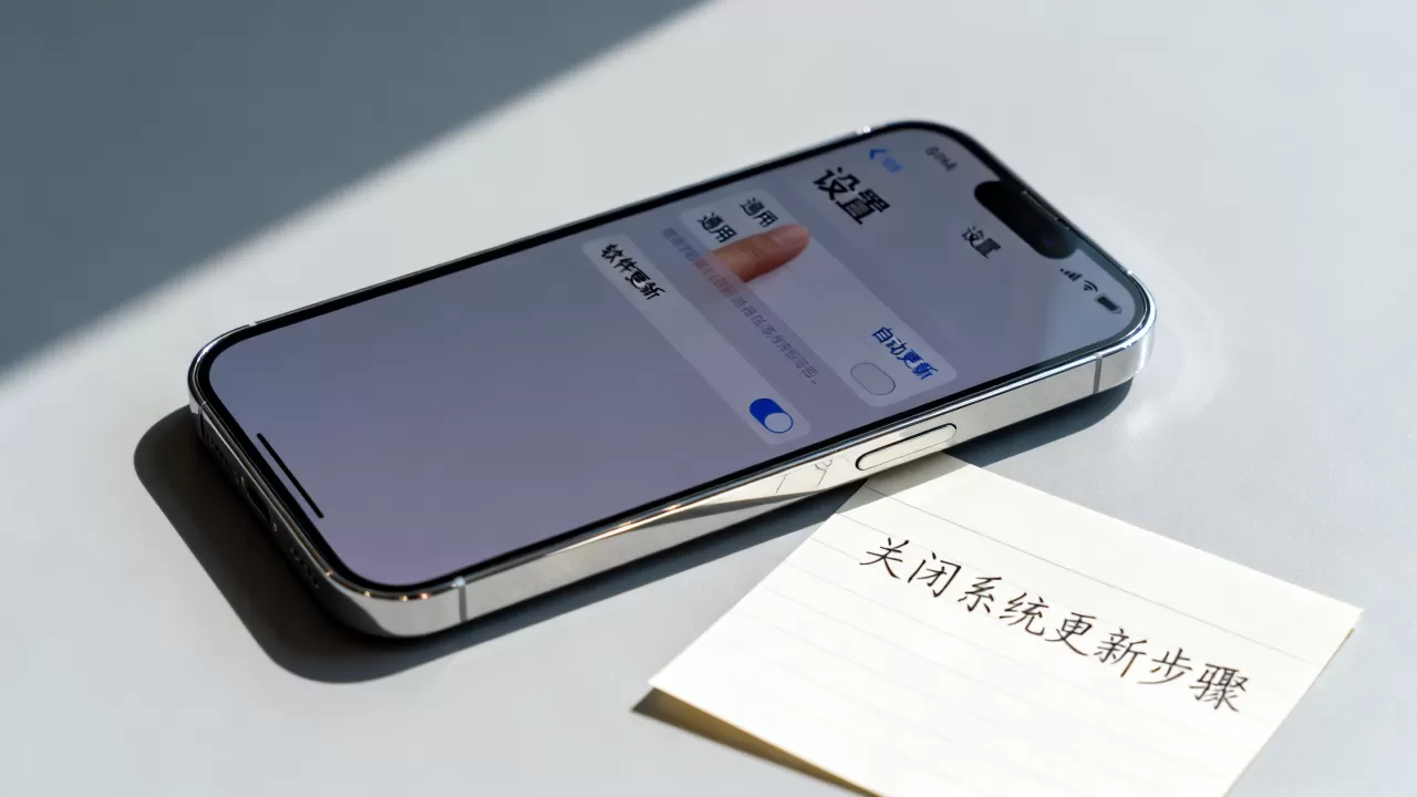 iphone怎么停止系统更新，iphone关闭自动更新