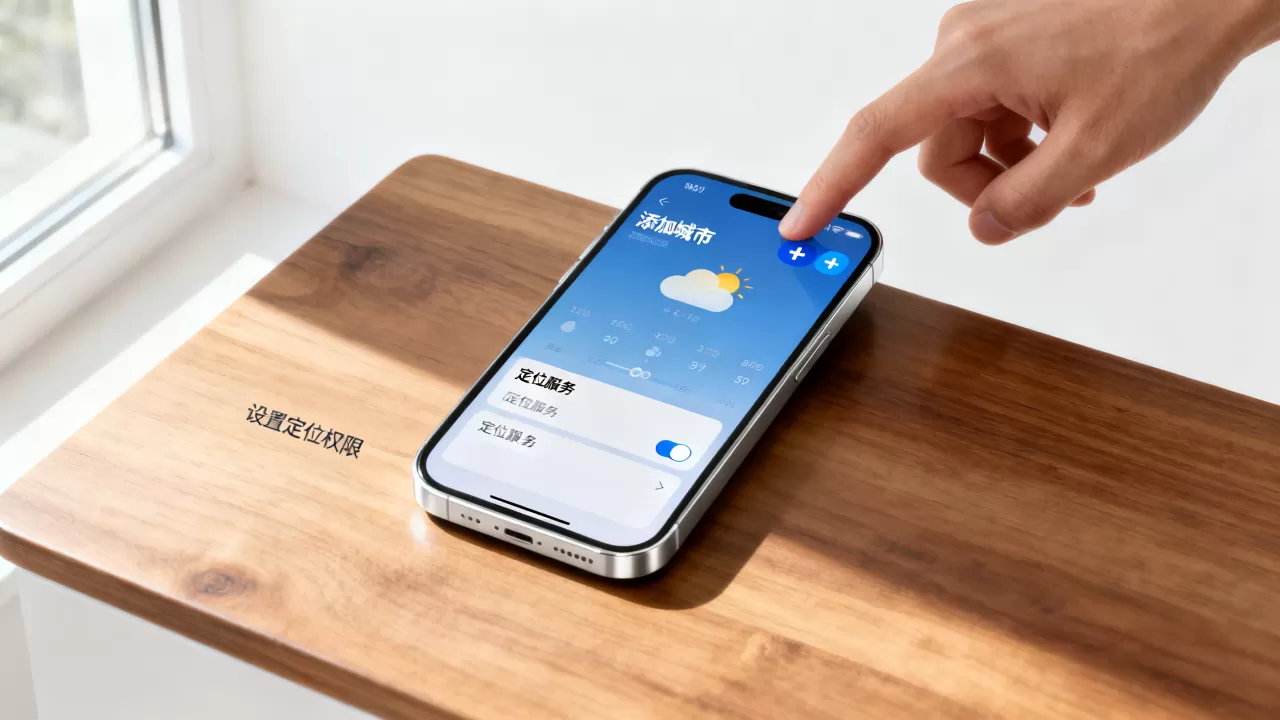 iphone找不到城市天气怎么办，iphone天气设置