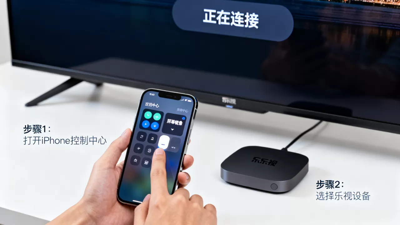 乐视投屏iphone怎么操作，乐视投屏