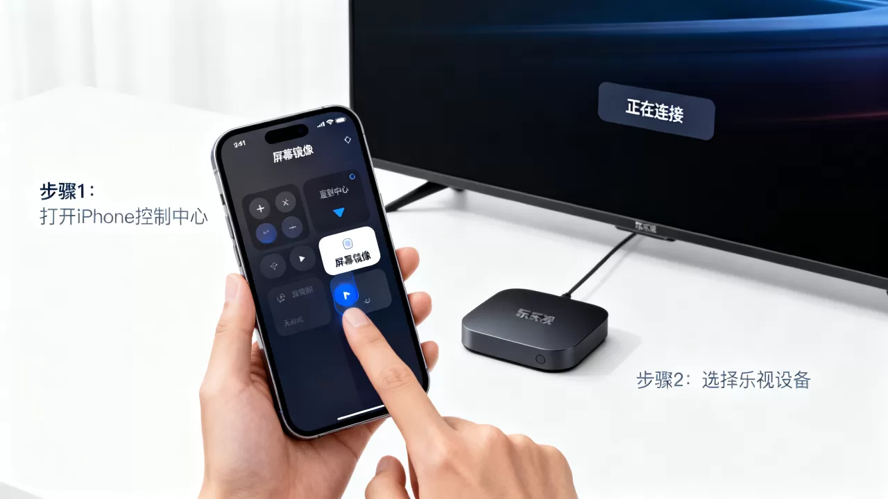 乐视投屏iphone怎么操作，乐视投屏