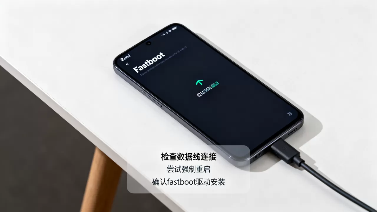 红米刷机卡在fastboot怎么办，红米fastboot模式进不去