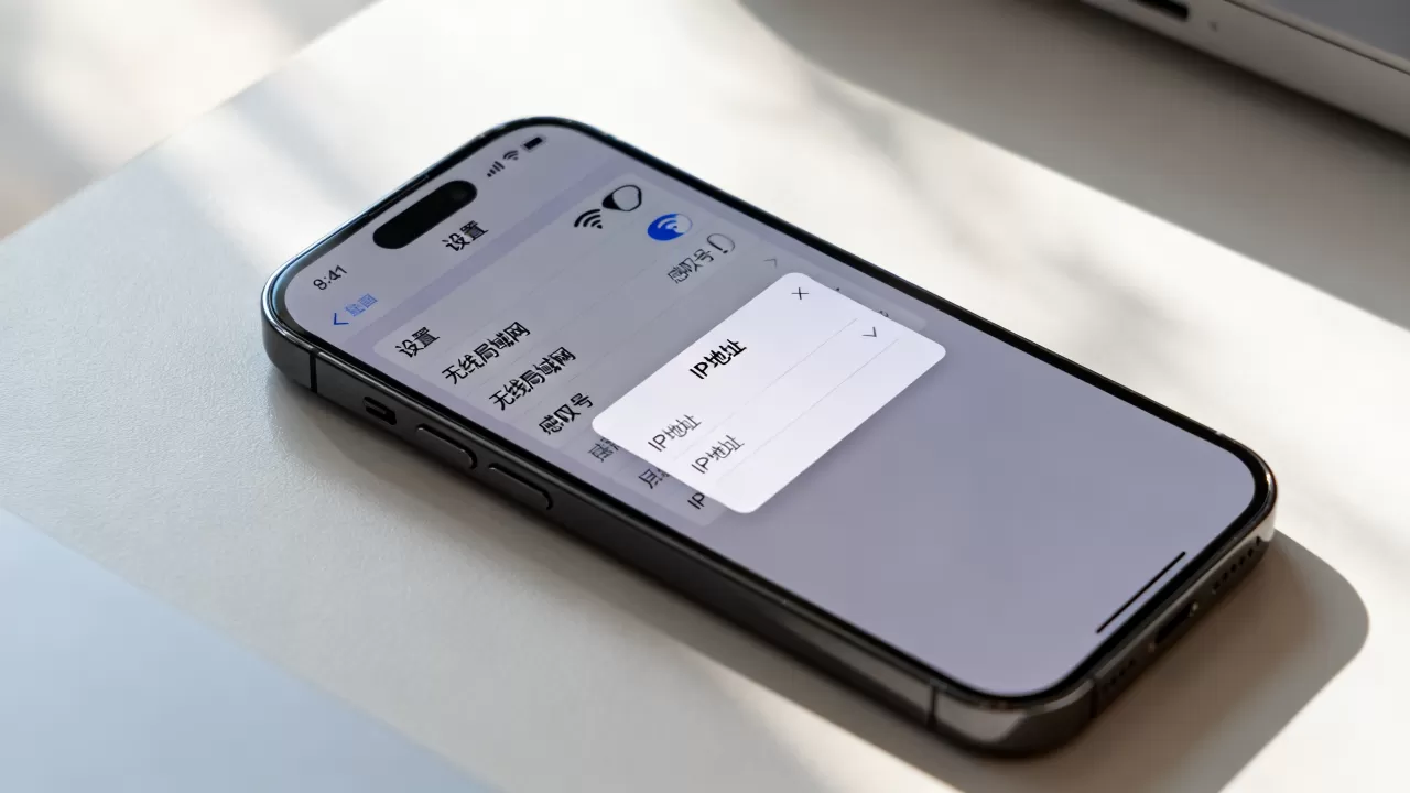 iphone怎么查ip地址，iphone查看本机ip地址