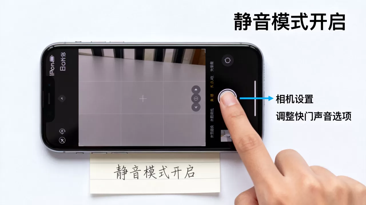 日版iphone怎么去除拍照声音，iphone静音拍照