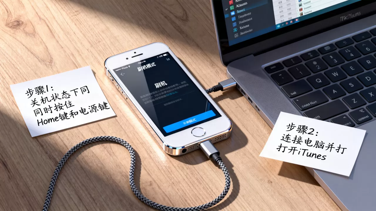 苹果5进入刷机模式怎么办，苹果5刷机教程