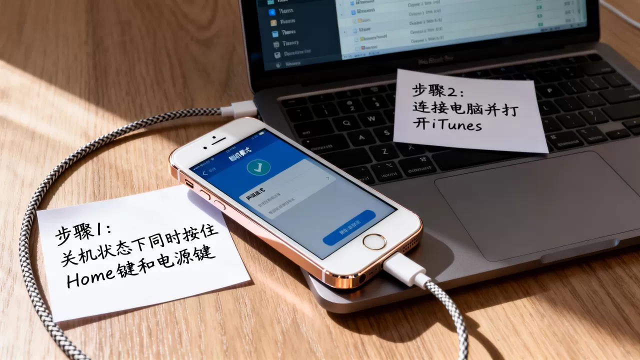 苹果5进入刷机模式怎么办，苹果5刷机教程