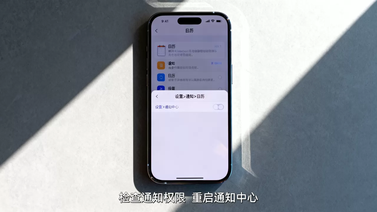 iphone通知栏显示日历，iphone日历通知栏不显示怎么办