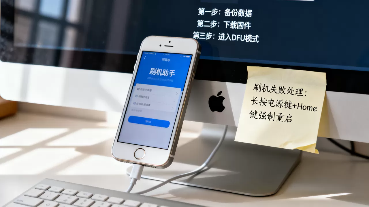 苹果5刷机助手教程，苹果手机刷机失败怎么办