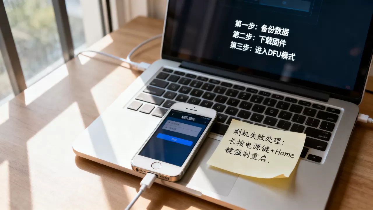 苹果5刷机助手教程，苹果手机刷机失败怎么办