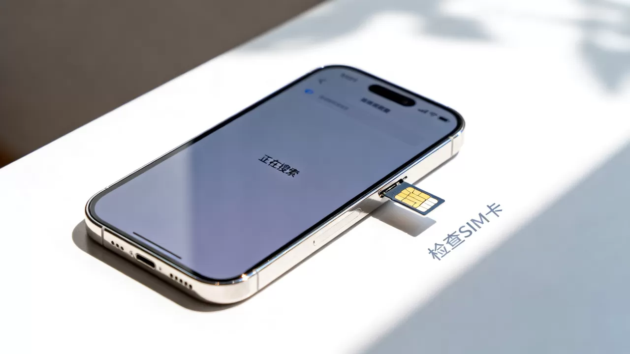 iphone插卡显示正在搜索，iphone插卡显示正在搜索怎么办