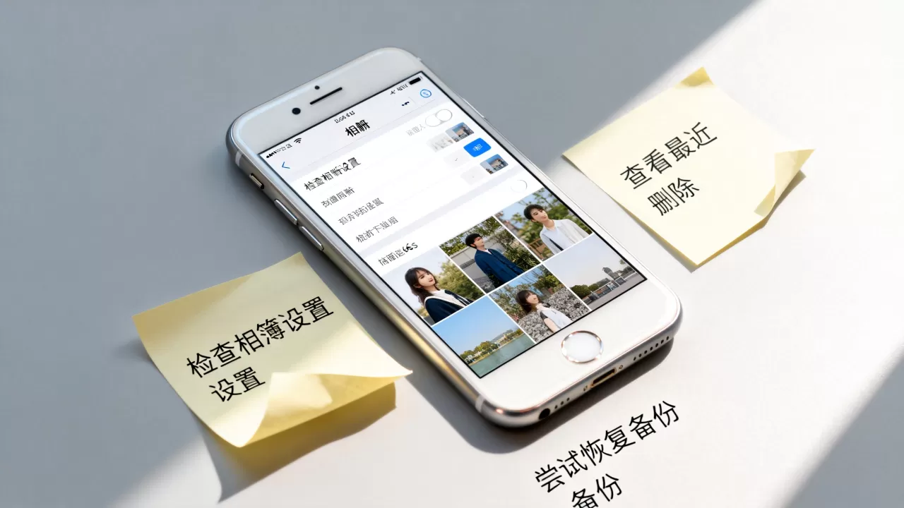 iphone6s相簿照片突然消失怎么办，iphone6s相簿