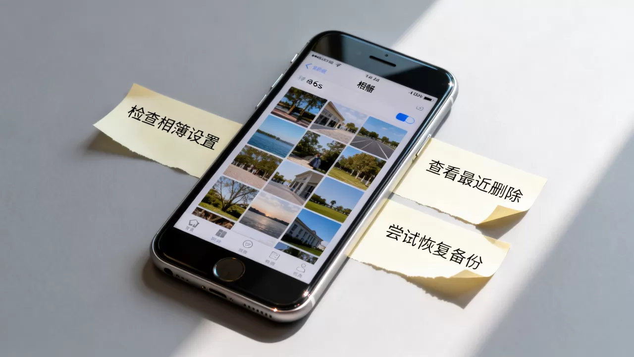 iphone6s相簿照片突然消失怎么办，iphone6s相簿