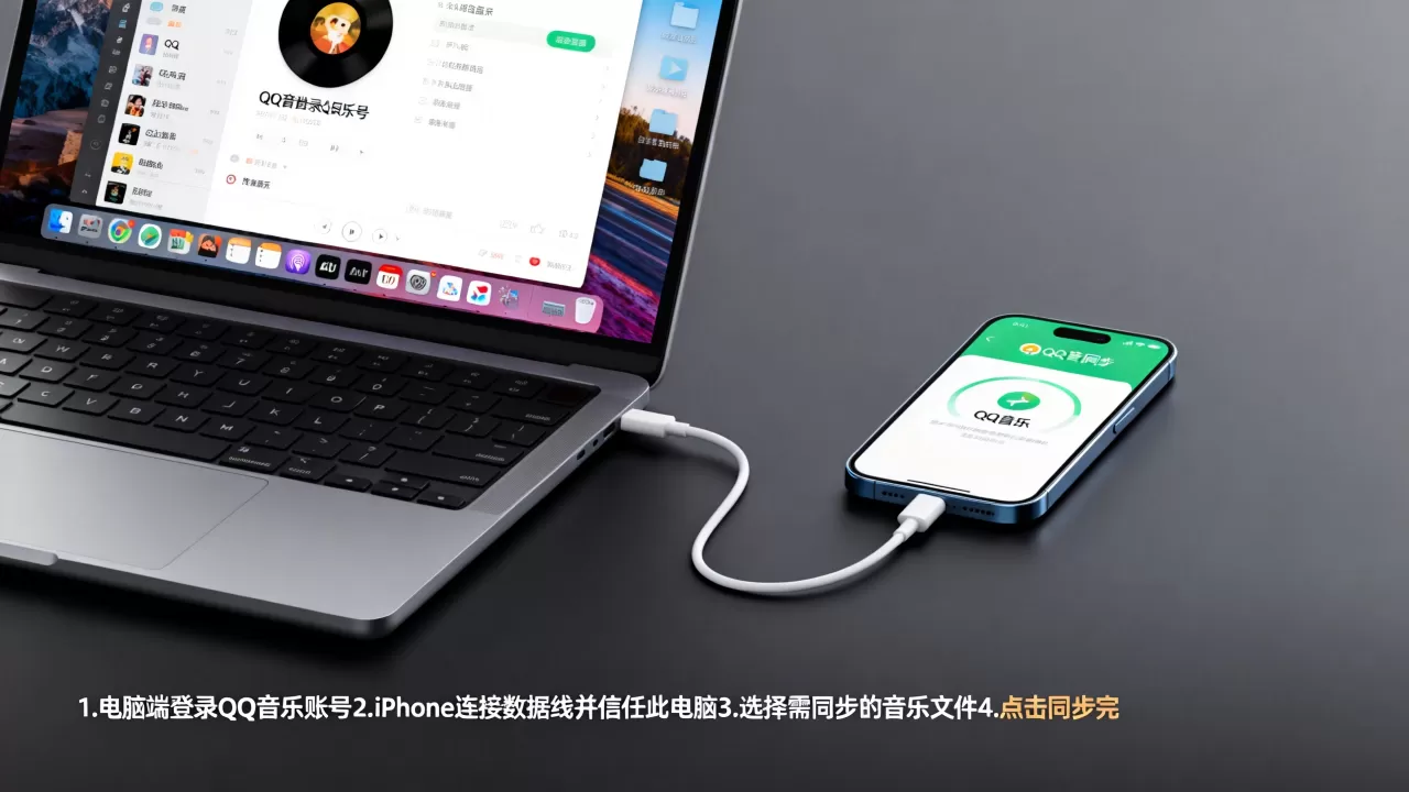 电脑导入iphone qq音乐怎么操作，iphone导入qq音乐