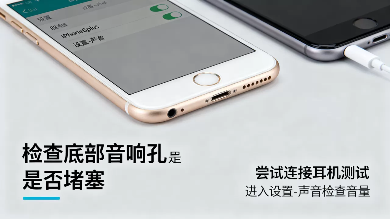 iphone6plus音响不响怎么办，iphone6plus音响