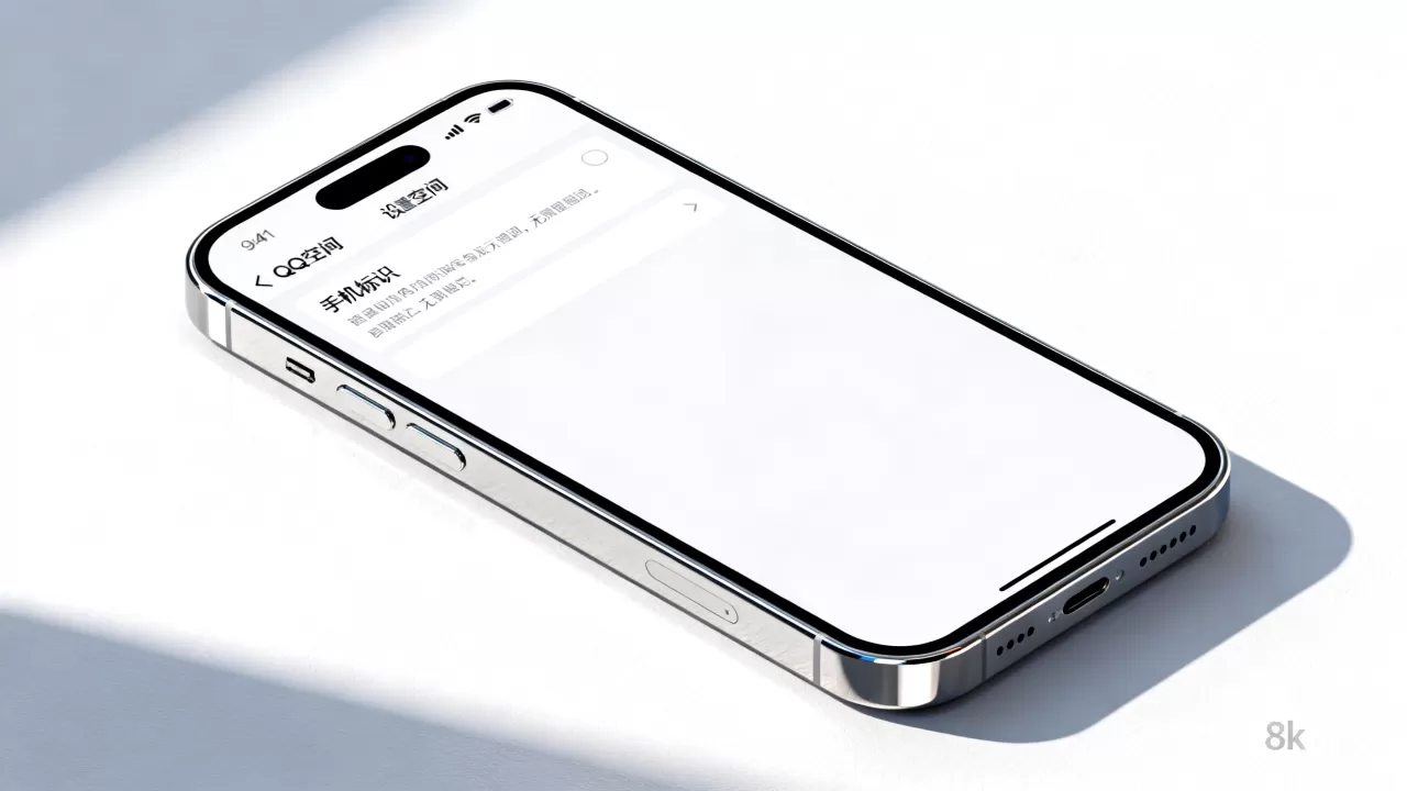 iphone qq空间手机标识怎么弄，iphone qq空间手机标识