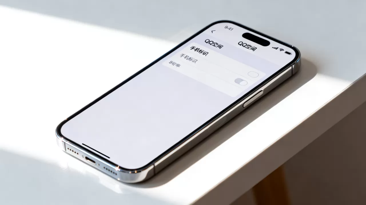 iphone qq空间手机标识怎么弄，iphone qq空间手机标识