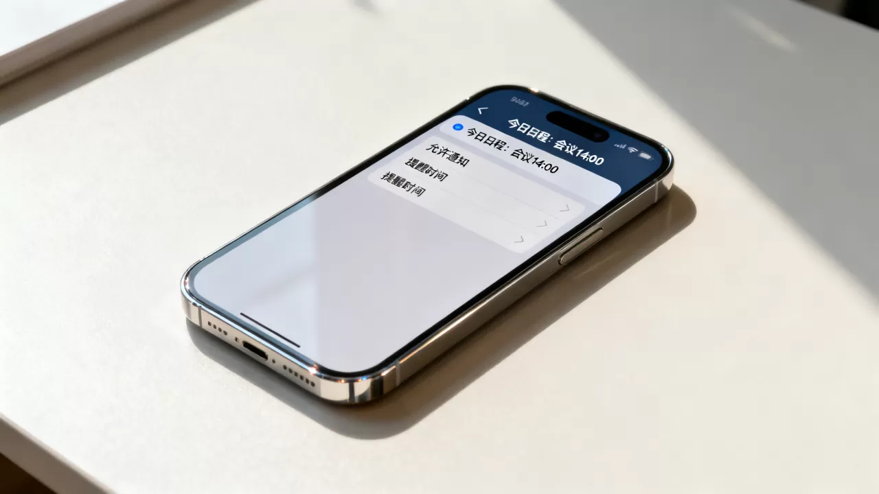 iphone通知栏显示日历怎么办，iphone日历通知设置