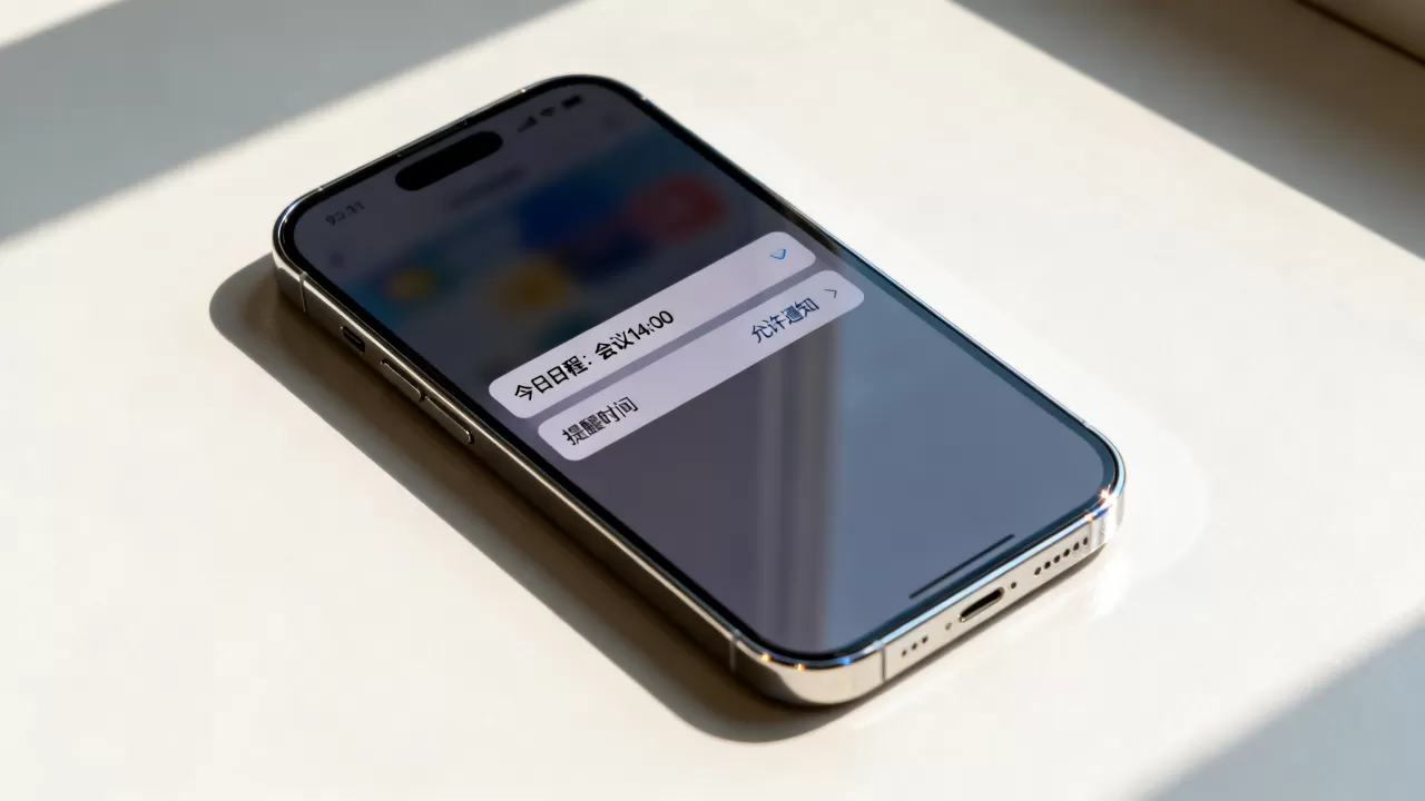 iphone通知栏显示日历怎么办，iphone日历通知设置