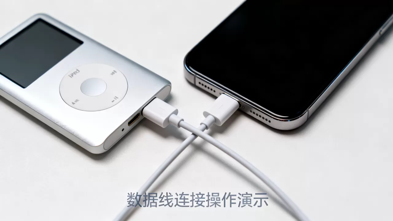ipod iphone数据线怎么连，ipod iphone数据线