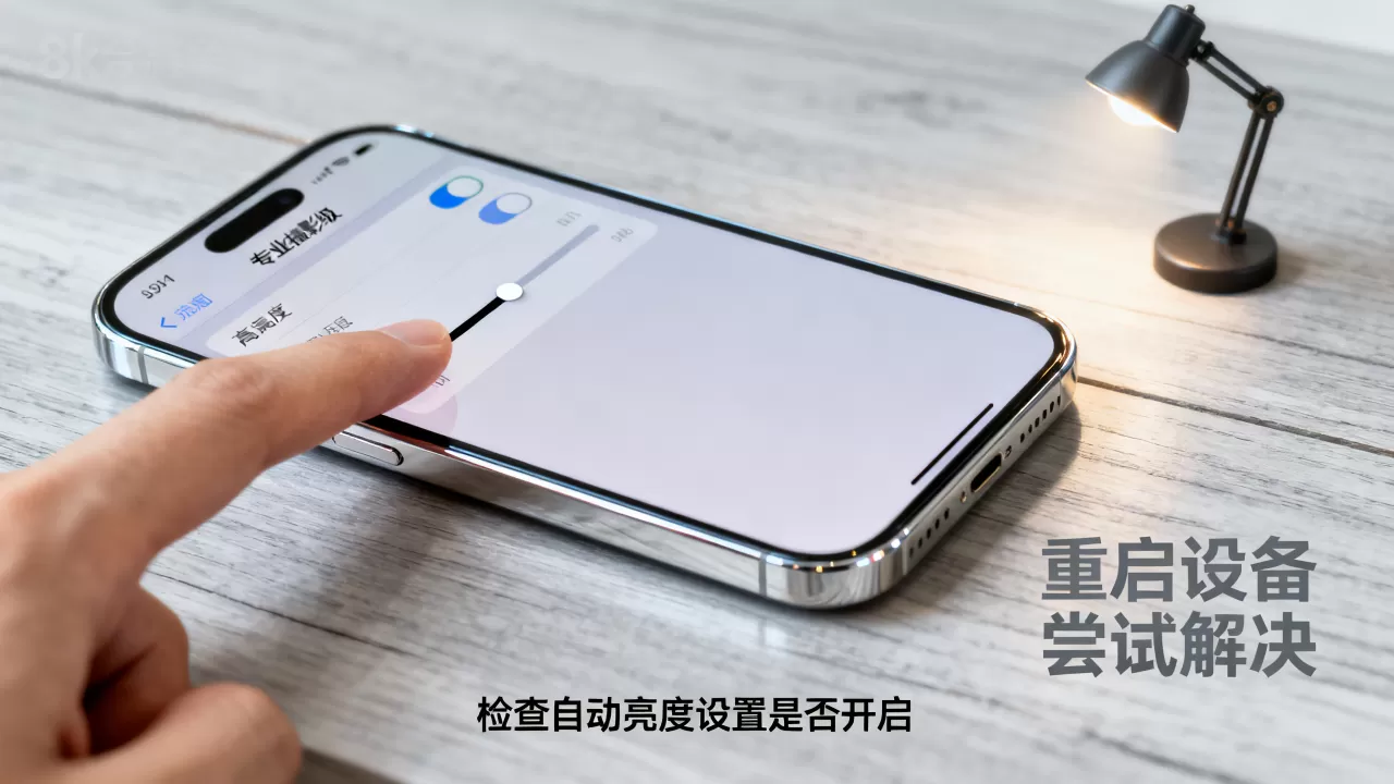 iphone亮度不能自动调节怎么办，iphone亮度无法自动调节