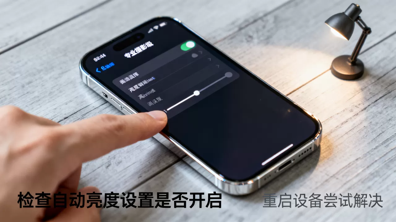 iphone亮度不能自动调节怎么办，iphone亮度无法自动调节