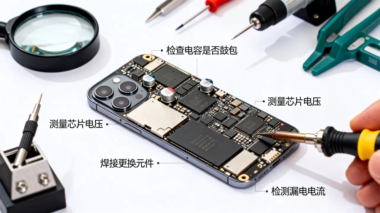 iphone主板漏电怎么修，iphone主板漏电维修方法及费用