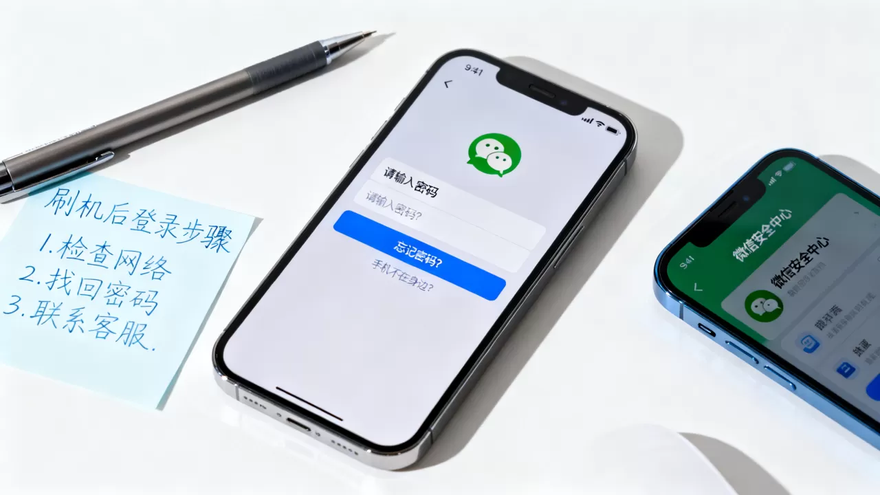 微信刷机无法登录怎么办，微信刷机后登录不了