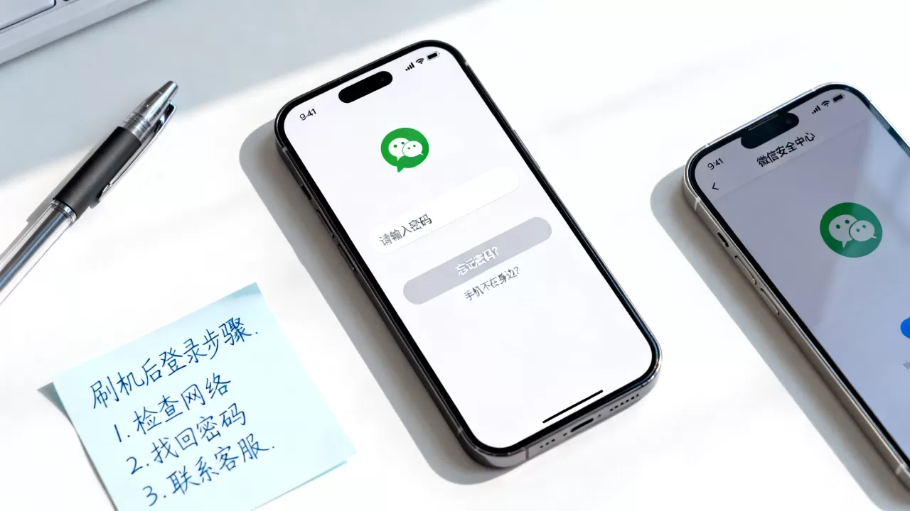 微信刷机无法登录怎么办，微信刷机后登录不了