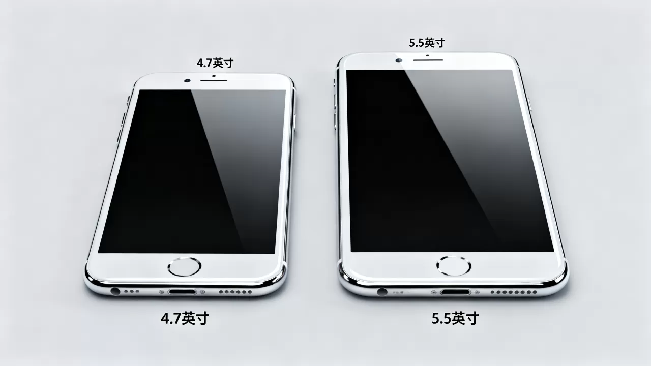iPhone64.7和5.5有什么区别，iPhone屏幕尺寸对比