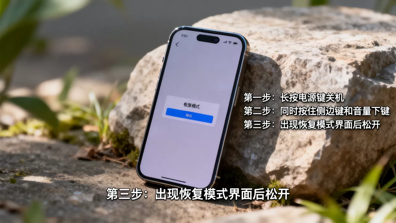 iphone怎么进恢复模式，iphone进入恢复模式教程