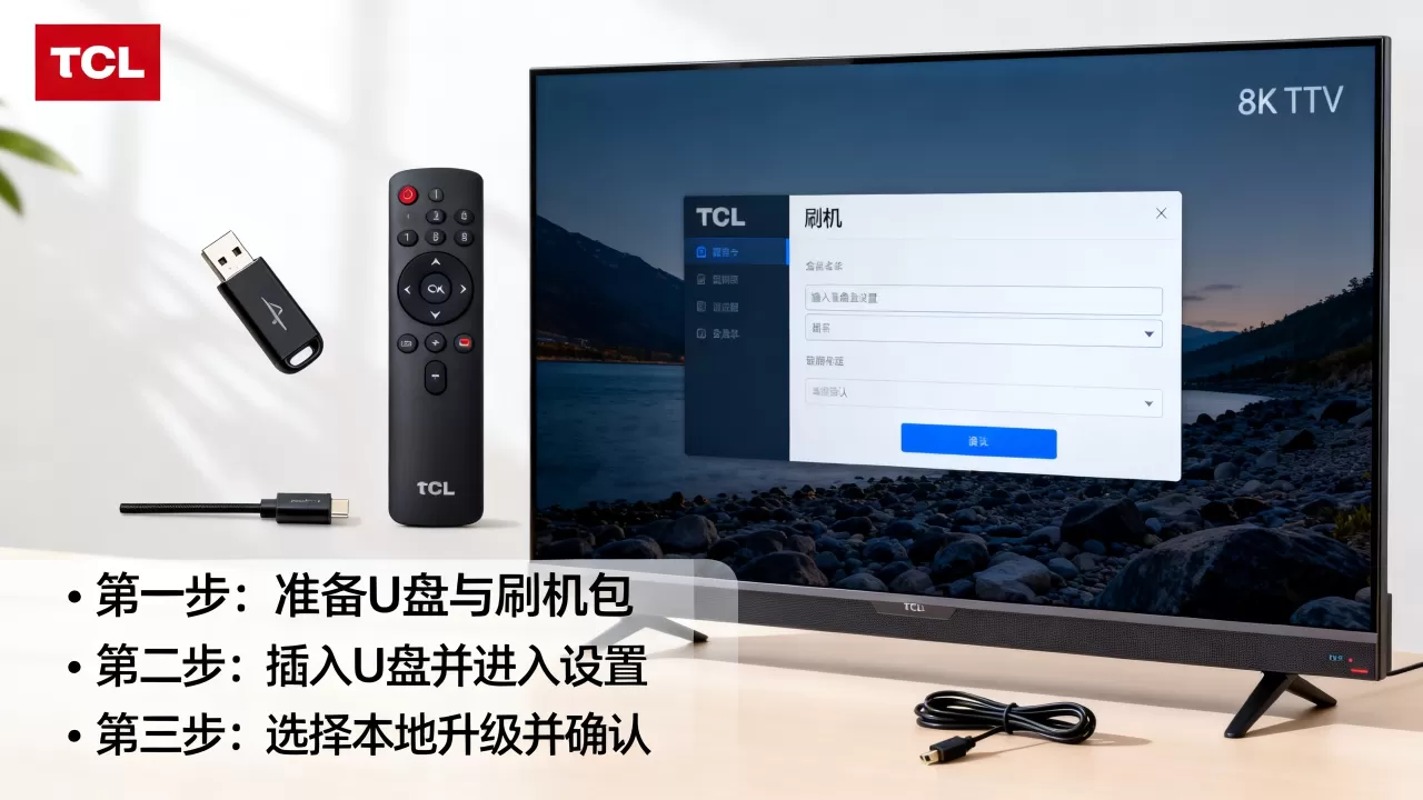 tcl的手动刷机教程，tcl电视怎么手动刷机