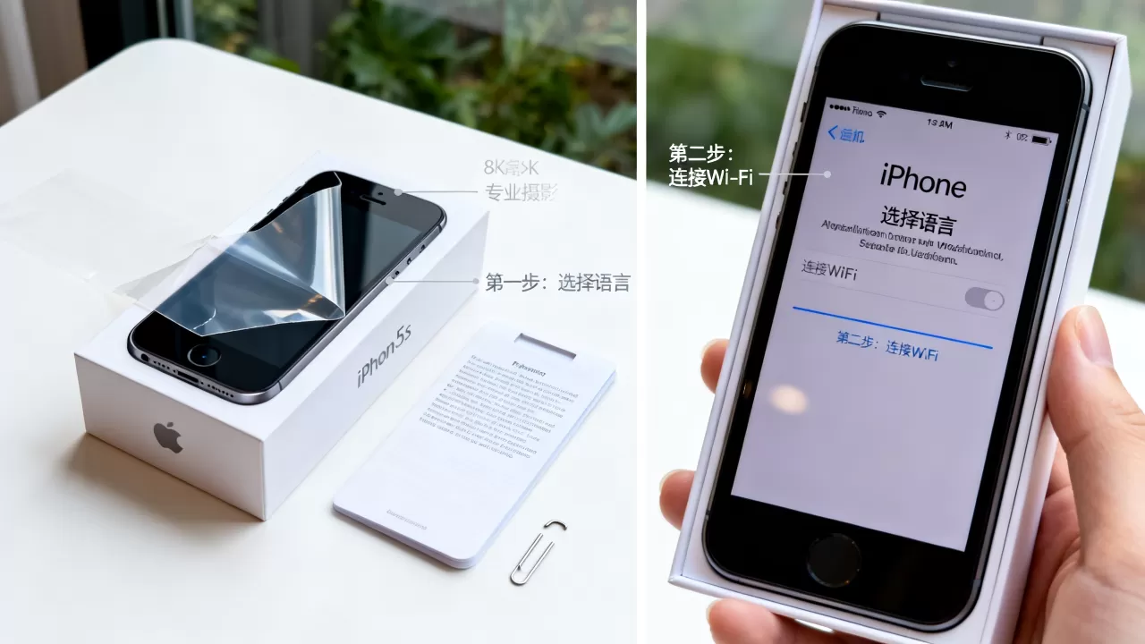iphone5s开封后怎么激活，iphone5s开封
