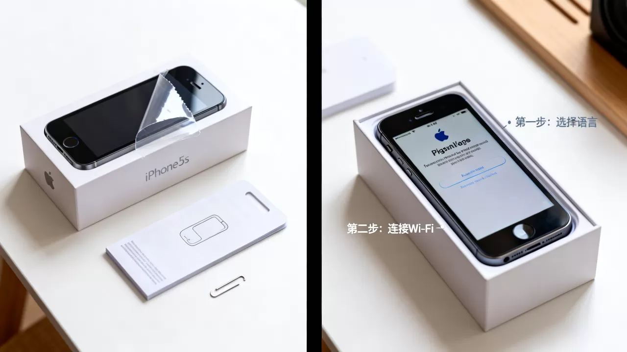 iphone5s开封后怎么激活，iphone5s开封