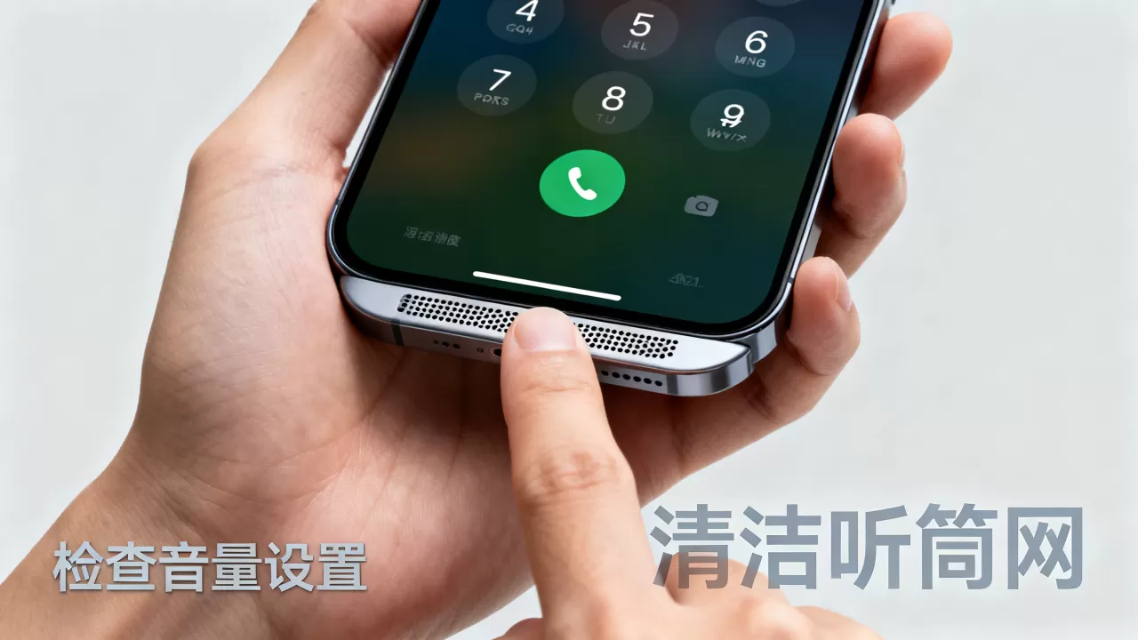 iphone听筒声音突然小怎么办，iphone听筒声音小