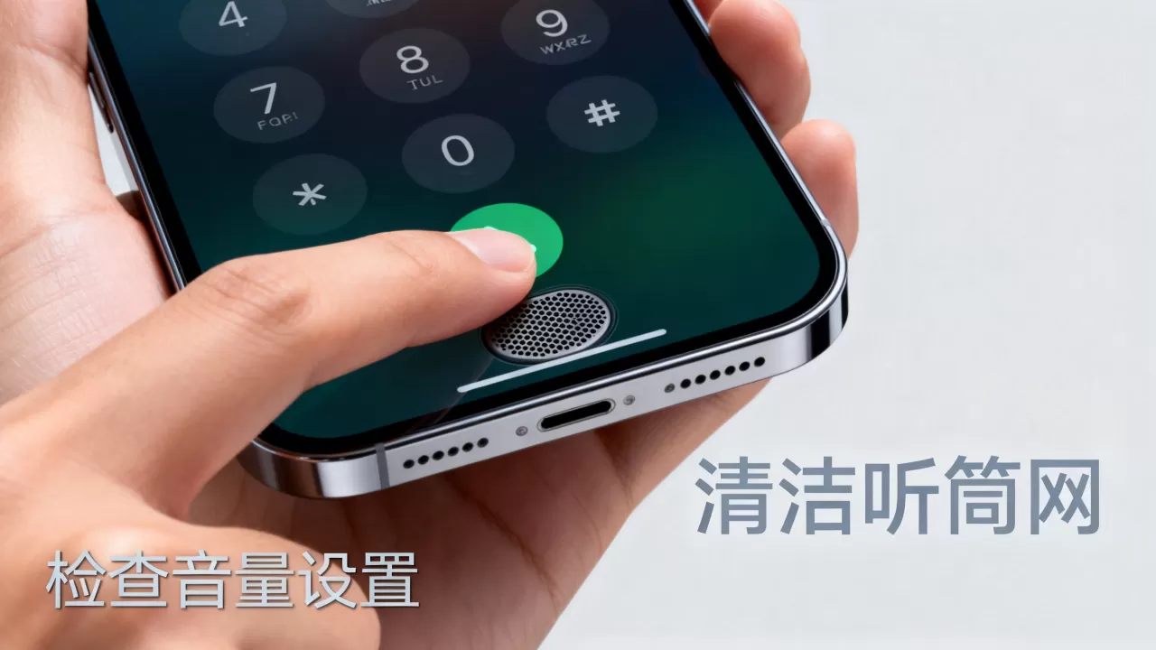 iphone听筒声音突然小怎么办，iphone听筒声音小