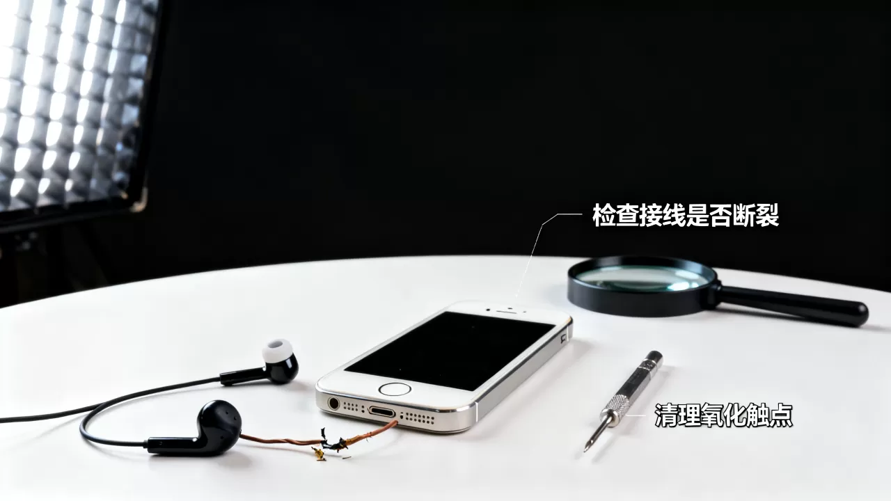 iPhone5耳机没声音怎么办？iPhone5耳机接线故障维修