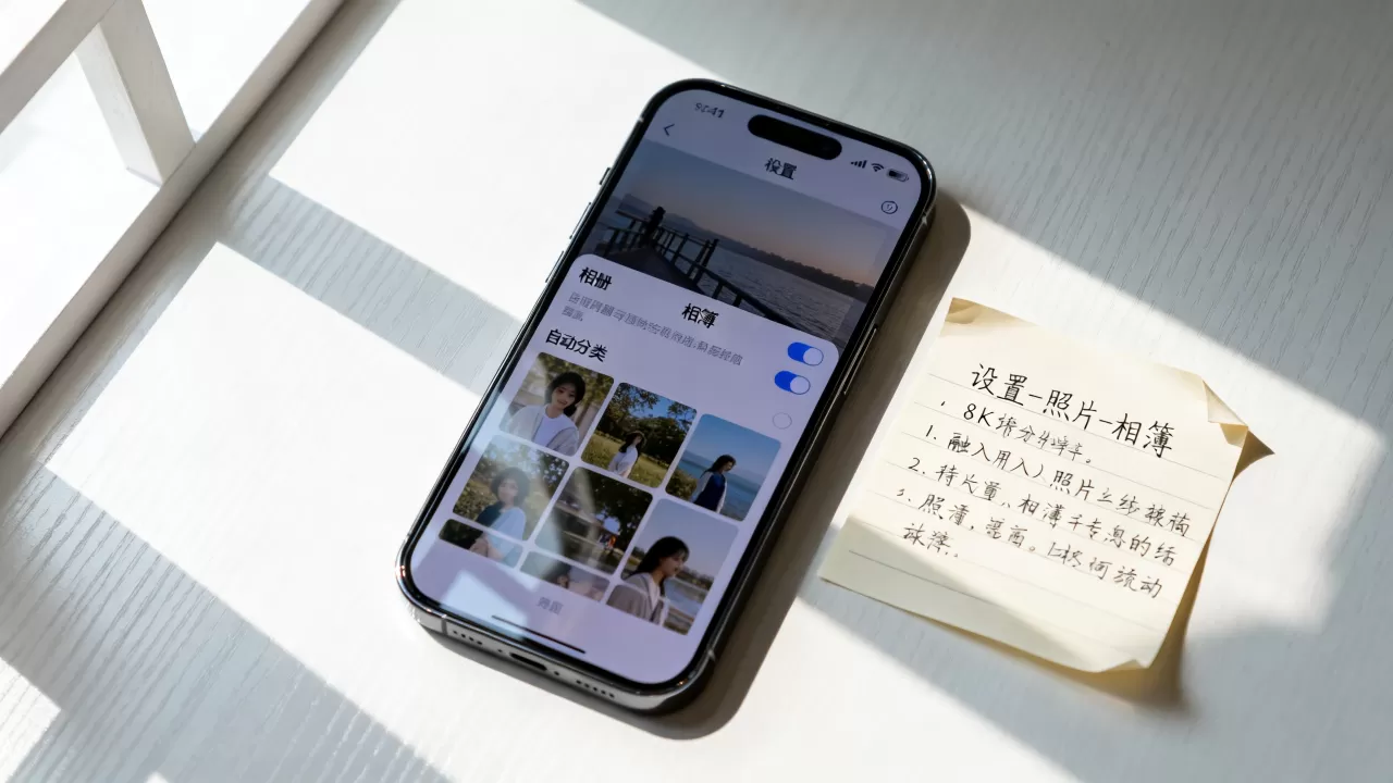怎么把iphone照片分类，iPhone照片自动分类设置教程